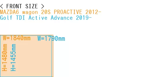#MAZDA6 wagon 20S PROACTIVE 2012- + Golf TDI Active Advance 2019-